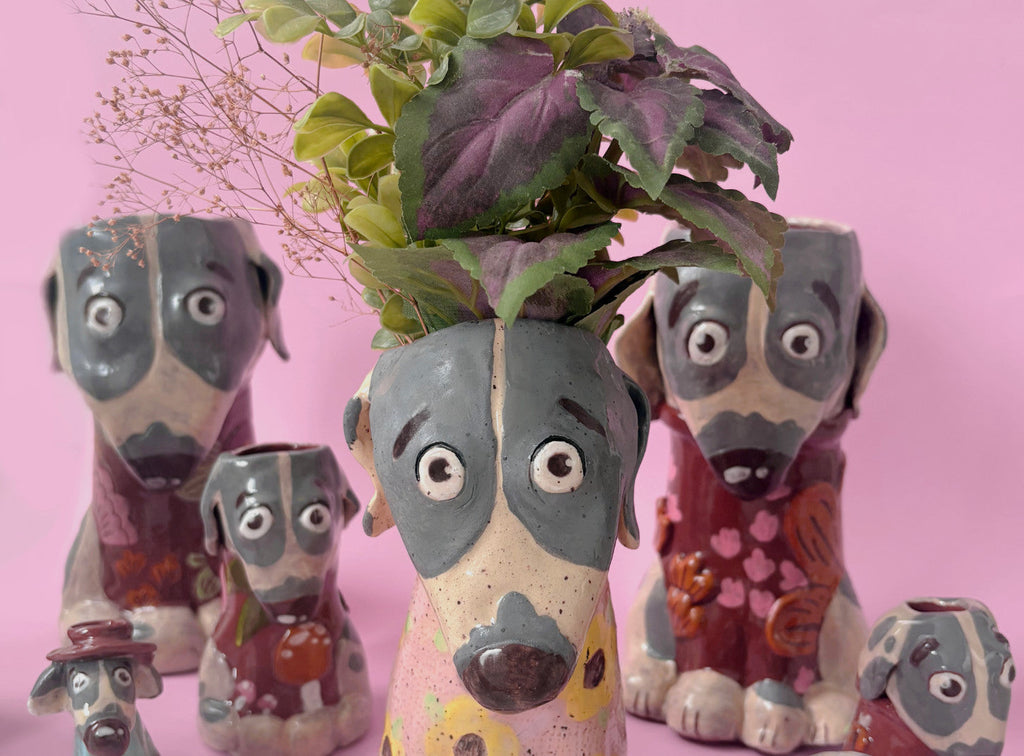 I Made the Same Ceramic Dog Vase 8 Times: 6 Months of Fran Experiments