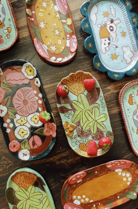 Midnight Mushroom Trays