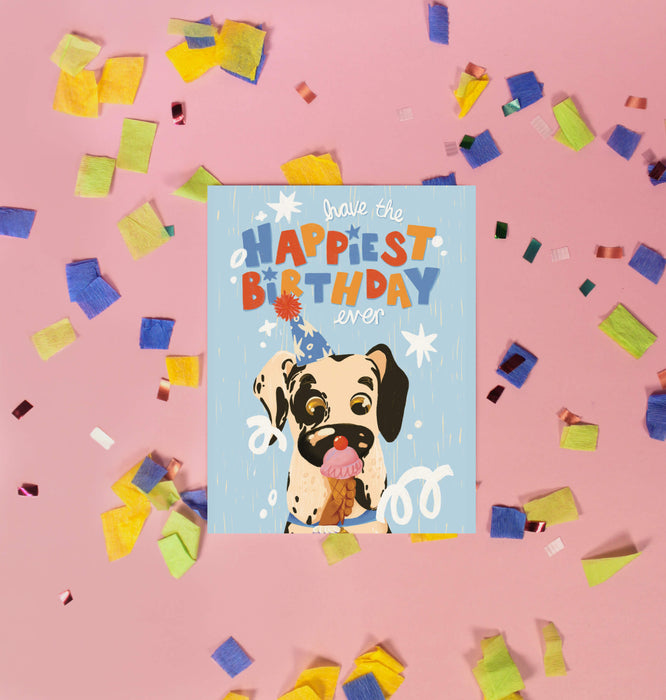 Happiest Birthday Dog Card