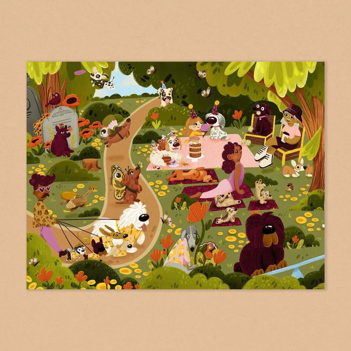 Day at the Dog Park Art Print