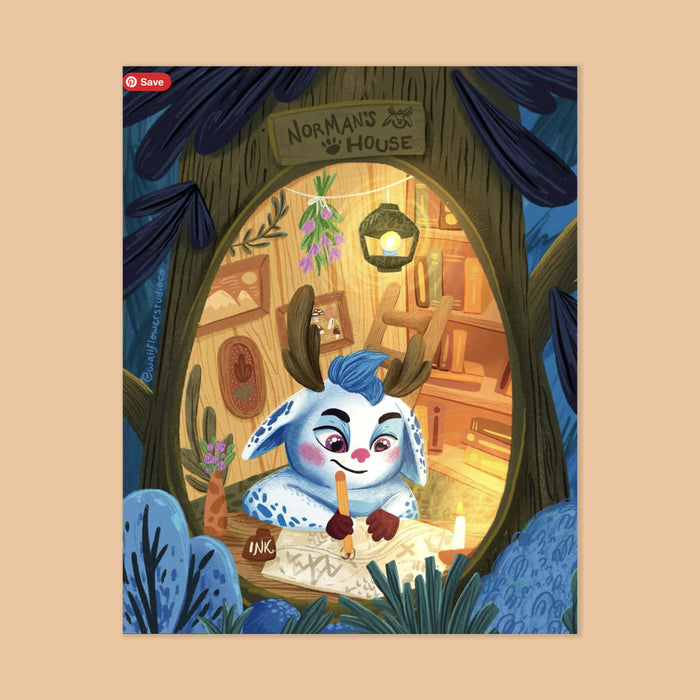 Norman's House Art Print