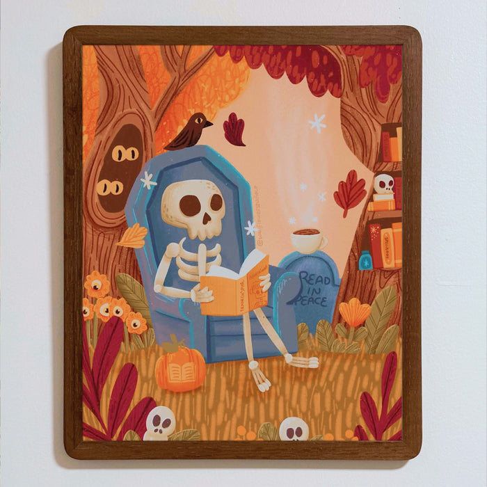 Read In Peace Art Print