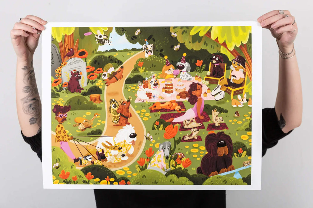 Day at the Dog Park Art Print