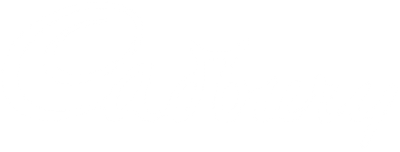 Cadbury logo in white on a transparent background