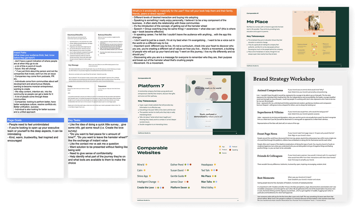 Collection of various digital documents on a black background