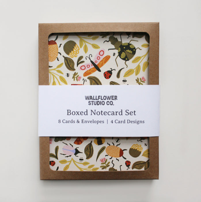 Floral Notecard Box Set of 8