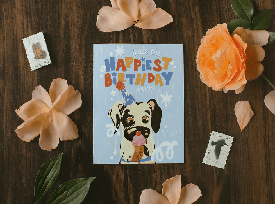 Happiest Birthday Dog Card