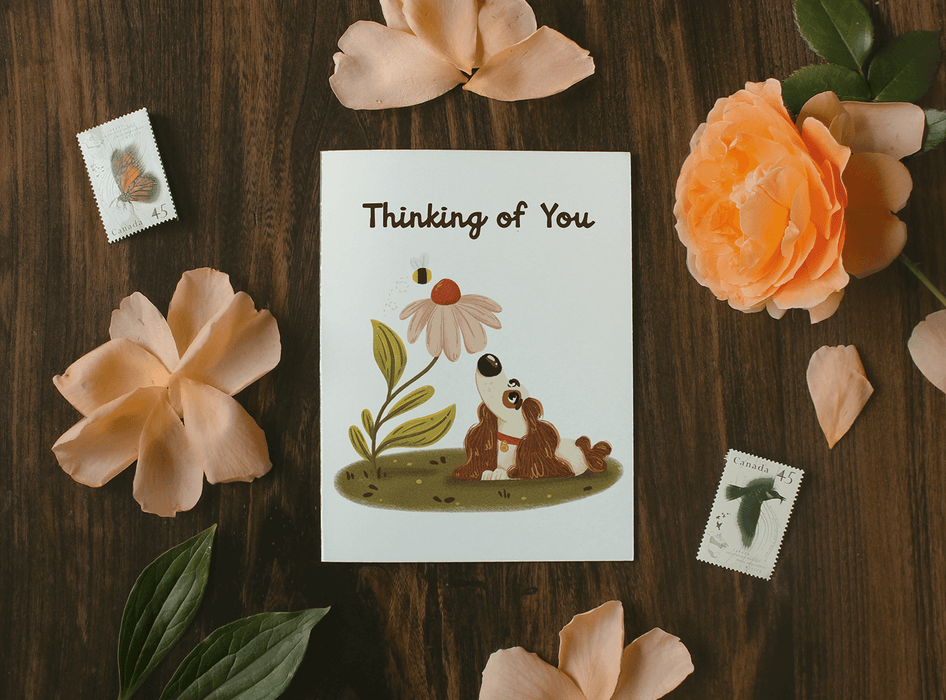 Thinking of You Puppy Card