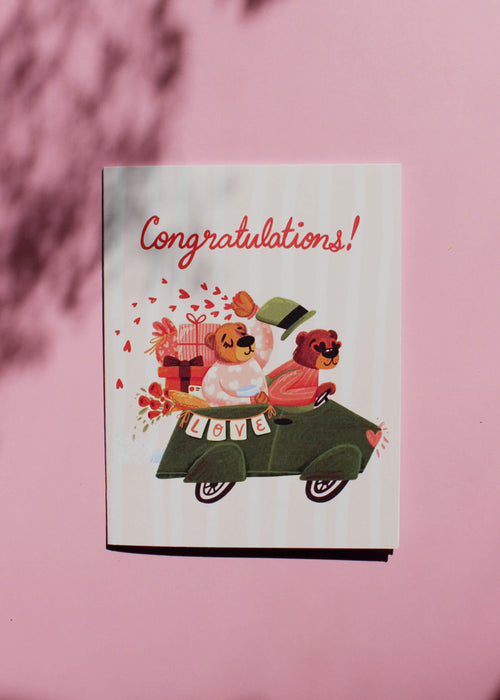 The Wedding Send Off Card