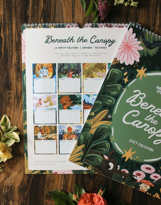 2027 Folklore Wall Calendar: Beneath the Canopy