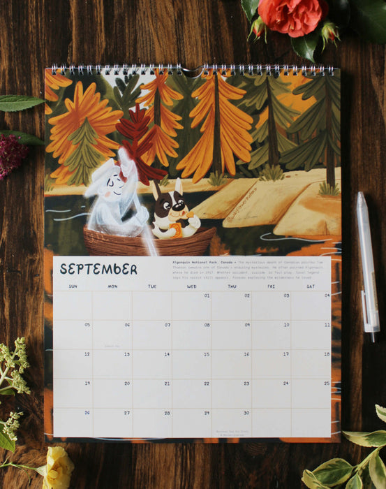 2027 Folklore Wall Calendar: Beneath the Canopy