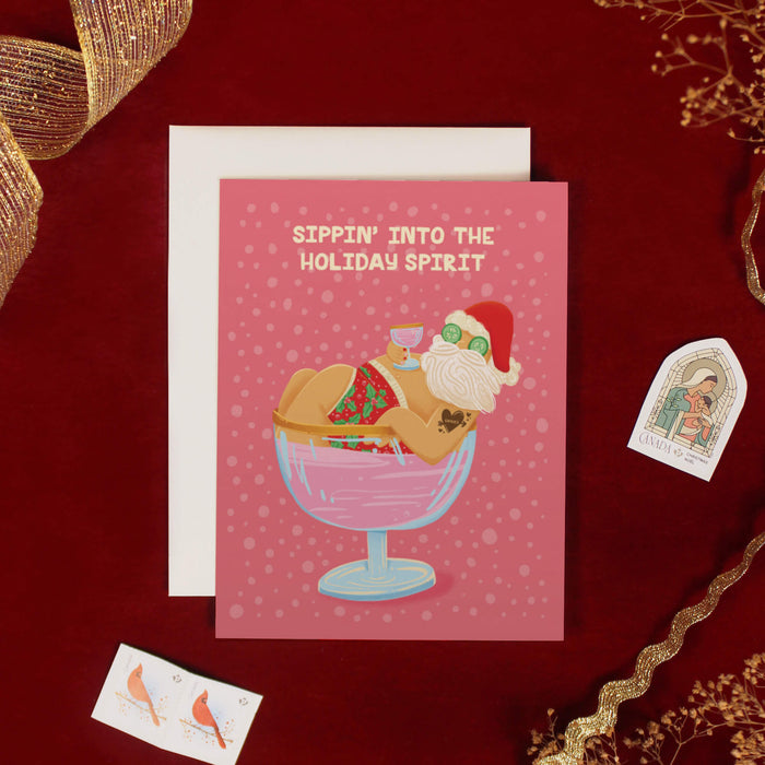 Sipping Into The Spirit Card
