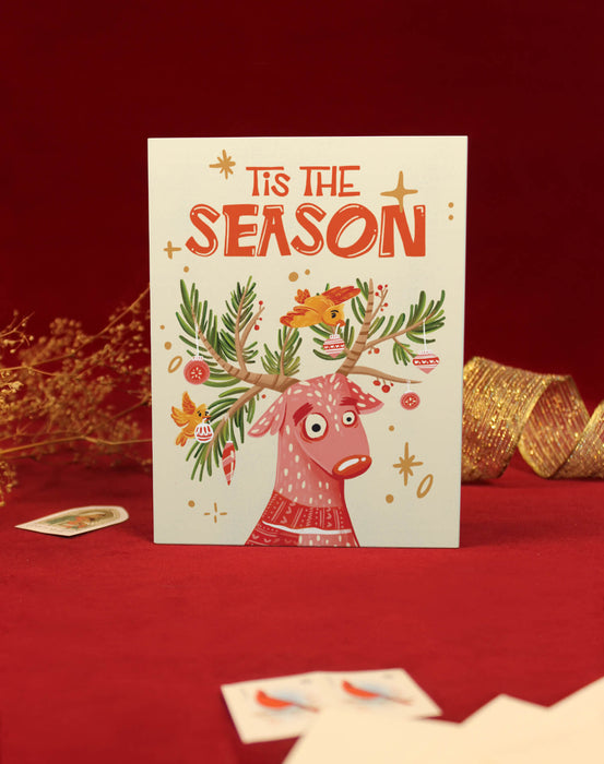 Festive Reindeer Card