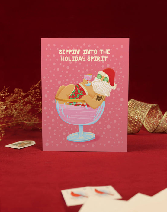 Sipping Into The Spirit Card