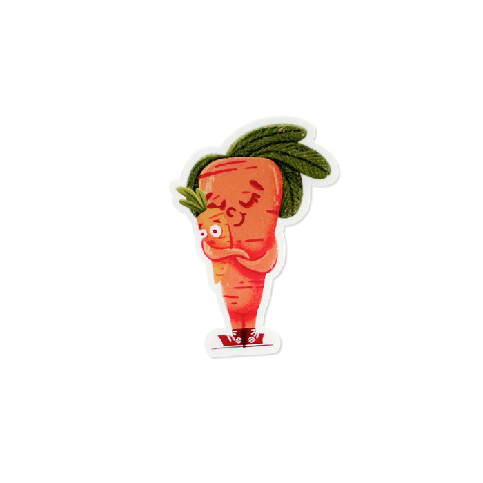 Carrie the Carrot Vinyl Sticker