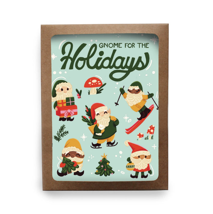 Holiday Gnomes Boxed Set - 6 Greeting Card Set