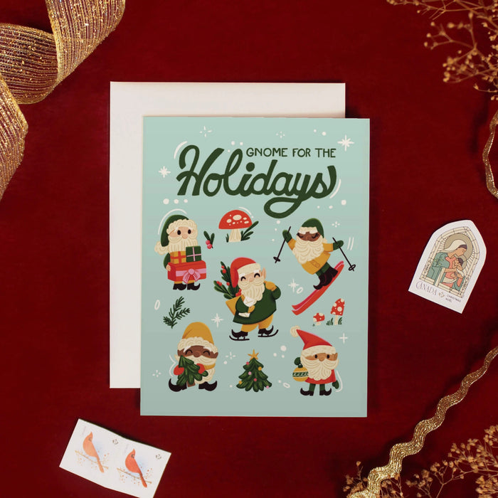 Holiday Gnomes Boxed Set - 6 Greeting Card Set