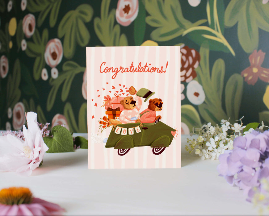The Wedding Send Off Card